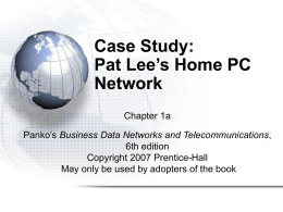 Pat Lee`s Home PC Network