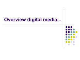 Technical Foundations of Digital Media DMST