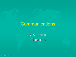 Chapter 16 - Communications
