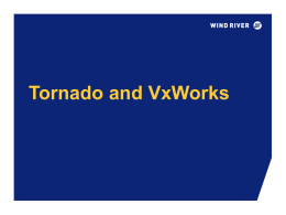 Tornado and VxWorks