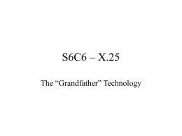 S6C6 – X.25
