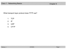 Q1 on Ch09 TCPIP Protocol Suite and IP Addressing
