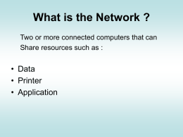 What is the Network