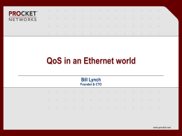 QoS in an Ethernet World