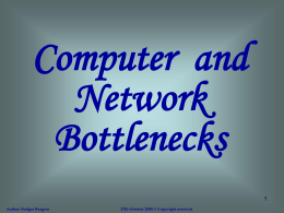 Network Bottlenecks - The ICT Help Center