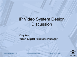 IP Video System Design