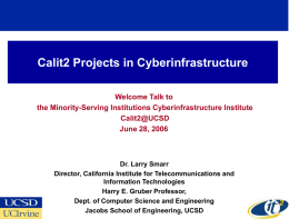 The California Institute for Telecommunications and