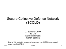 Secure Collective Internet Defense (SCID)