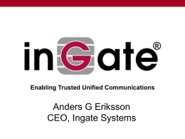 Enabling Trusted Unified Communications