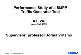 Traffic Generator Performance Measurement