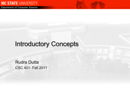 Introduction - Rudra Dutta