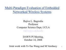 Multi-Paradigm Evaluation of Heterogeneous Wireless Networks