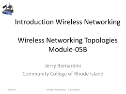 Slide 1 - Community College of Rhode Island