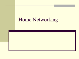 Home Networking