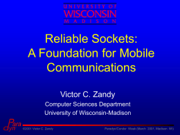 rocks - cs.wisc.edu - University of Wisconsin