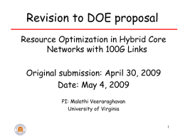 Revision  - May 5, 2009