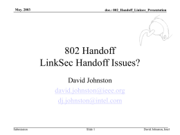 00-03-0019-00-0000Linksec_Handoff_Issues_r3
