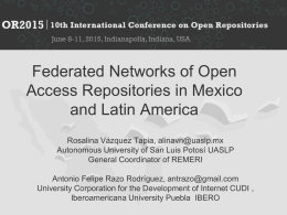 VAZQUEZ TAPIA-Federated Networks of Open Access Repositories