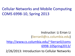 Communication - Columbia University
