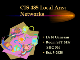 cis 484 communication systems - California State University, Los