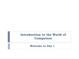 Understanding Computers, Chapter 1