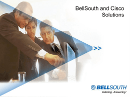 BellSouth - Cisco Alliance