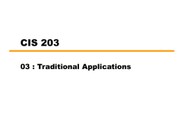 03-Traditional Applications