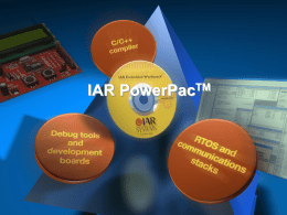 IAR PowerPac introduction