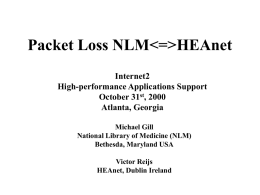 NLMHEAnet - Internet2
