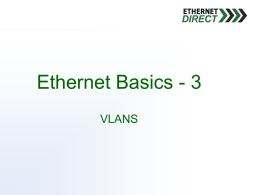 VLANs - Ethernet Direct