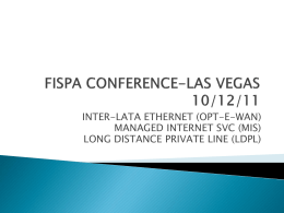 FISPA CONFERENCE-LAS VEGAS 10/12/11