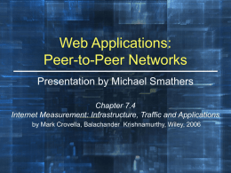 Web Applications: Peer-to