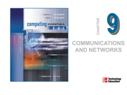 9 chapter communications and networks