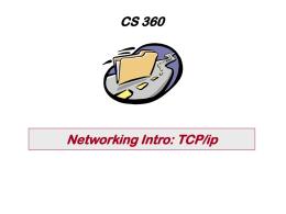 Network Intro