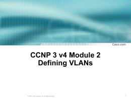 CCNA 3 Module 2 Introduction to Classless Routing