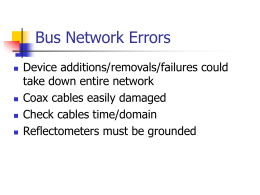 Bus Network Errors