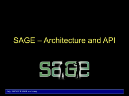 SAGE_Architecture_and_APIs
