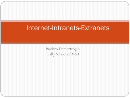 Lecture_Internet_Intranets_Extranets