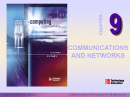 communications and networks - Home