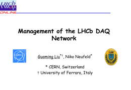 LHCb Trigger and Data Acquisition System - Indico