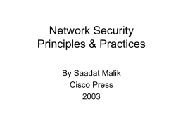 William Stallings, Cryptography and Network Security 3/e