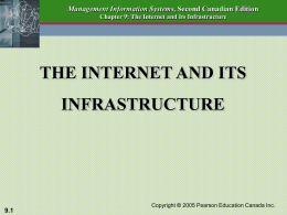 Internet and Its Infrastructure