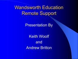 Wandsworth Education Remote Support