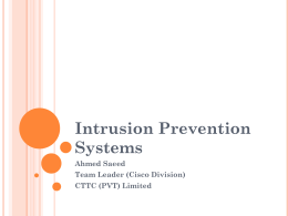 Intrusion Prevention System