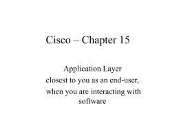 Chapter 15 - YSU Computer Science & Information Systems