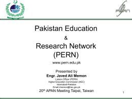 Pakistan Education & Research Network