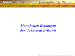 Manajemen Keuangan & Teknologi E-Bisnis