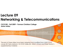 Computer Network - Forman Christian College Wiki