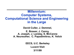 Lucent Millennium - Computer Science Division