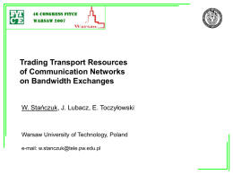 bandwidth exchanges